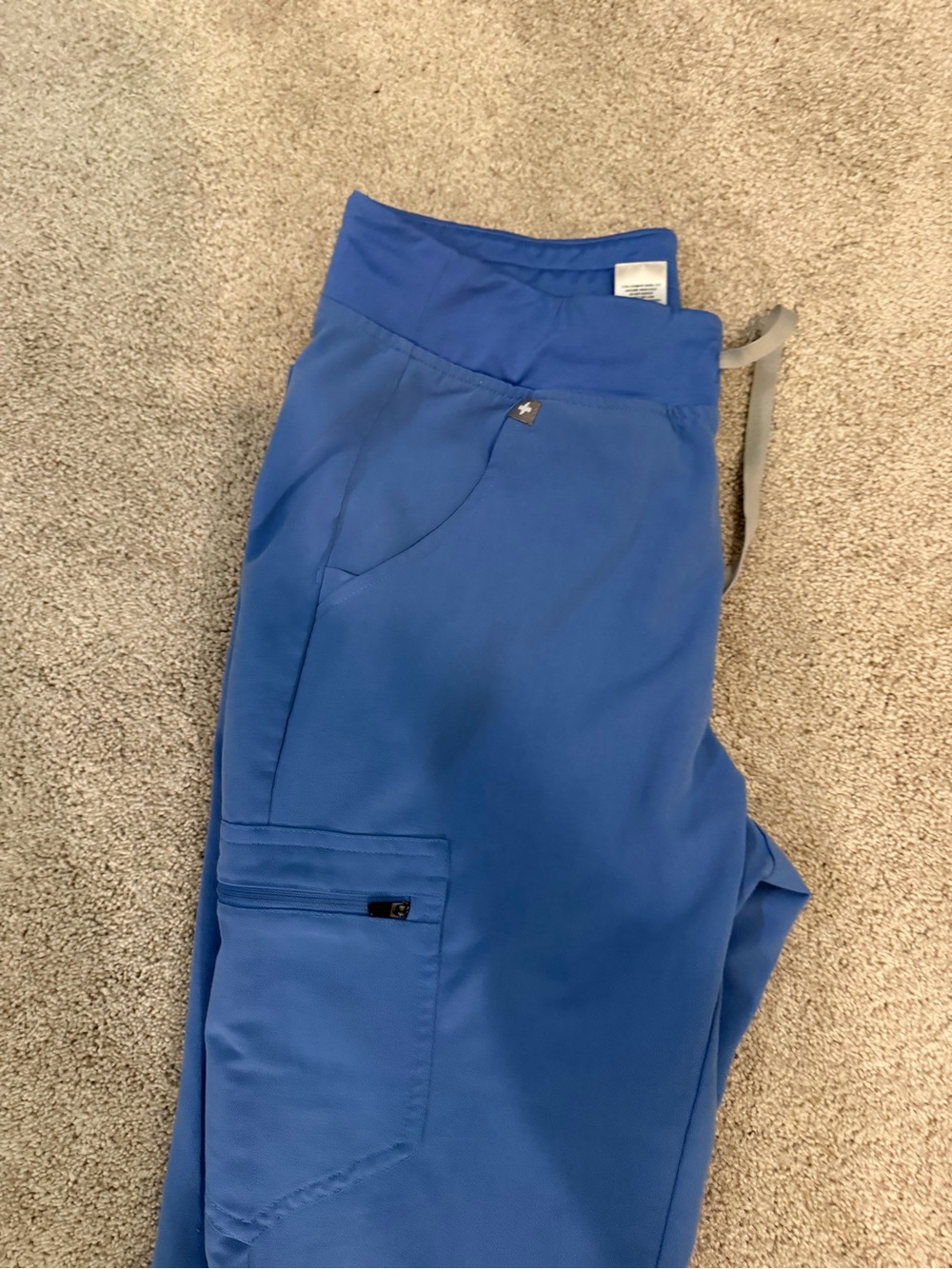 FIGS blue Medical Scrub Pants with Cargo Pocket